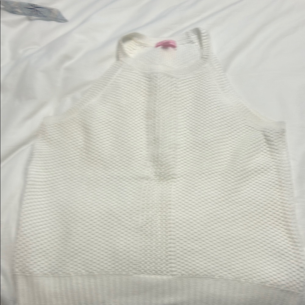 Lilly Pulitzer White Knit Top